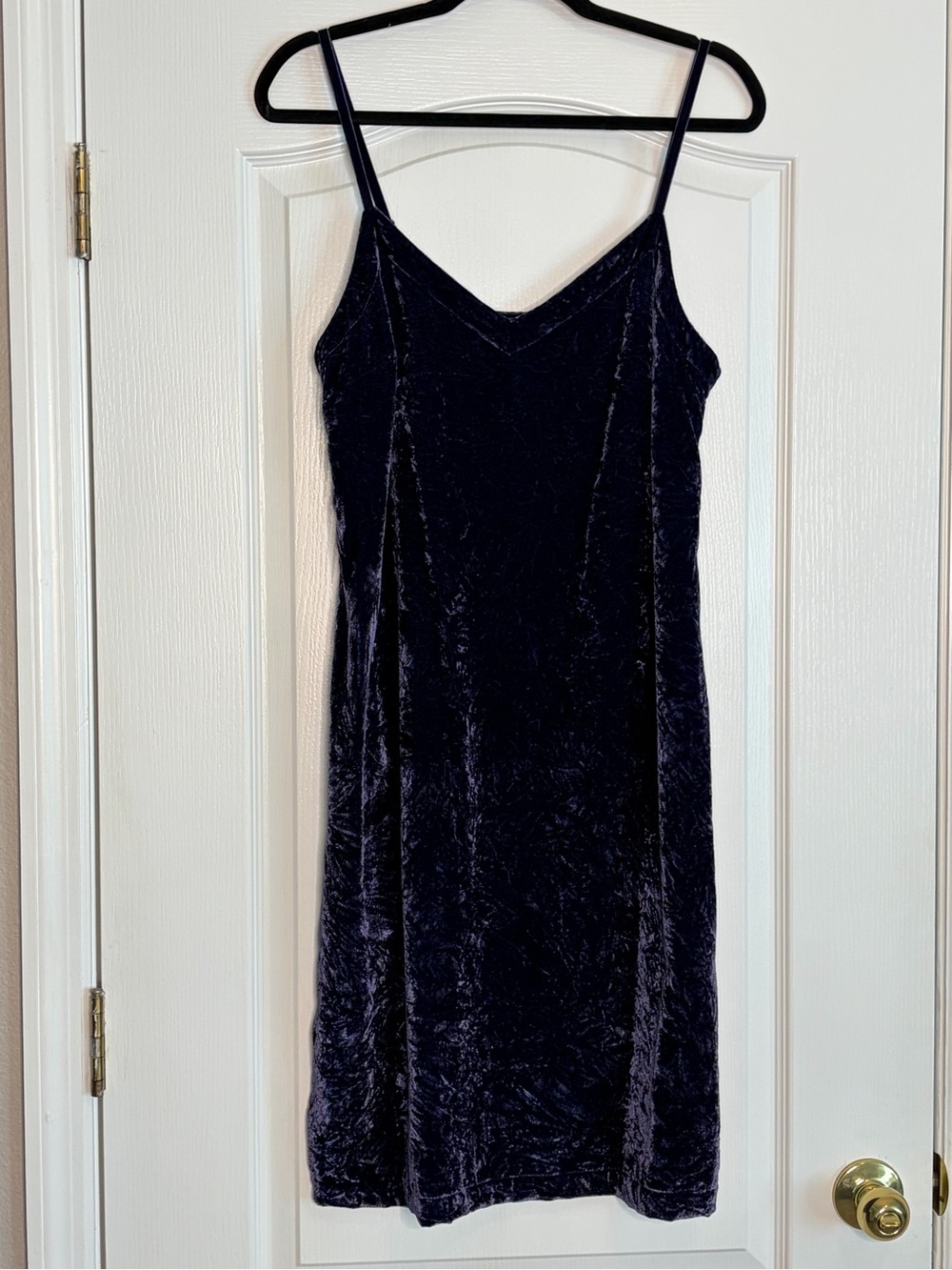 Anthropologie Shania Velvet Slip Dress - Saphire Purple - Picture 3 of 6
